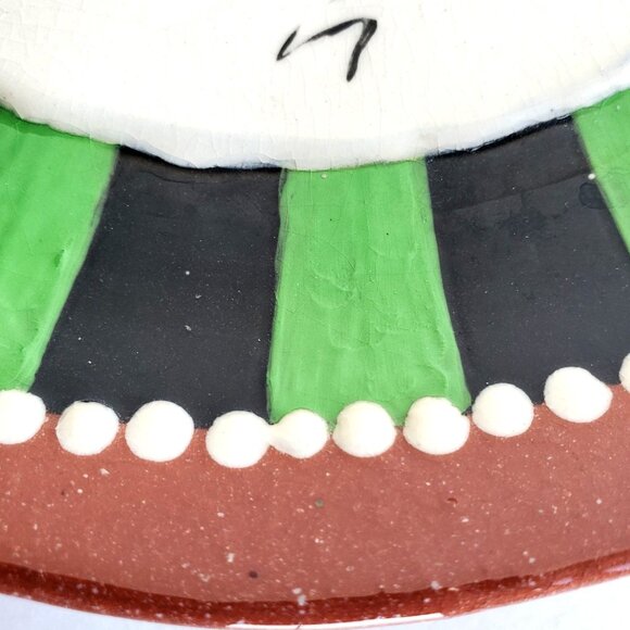 Ceramic Art Plate Mark Adan Rabbit Gift for Monica 9 Inch Pottery - Picture 5 of 8